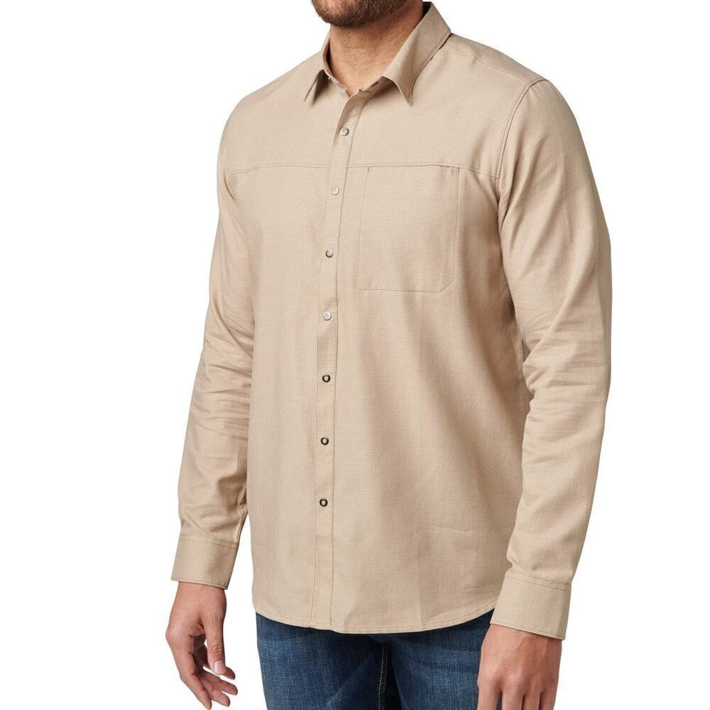 5.11 Tactical Igor Plaid Long Sleeve Shirt Elmwood Houndstooth Size L